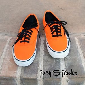 orange vans laces